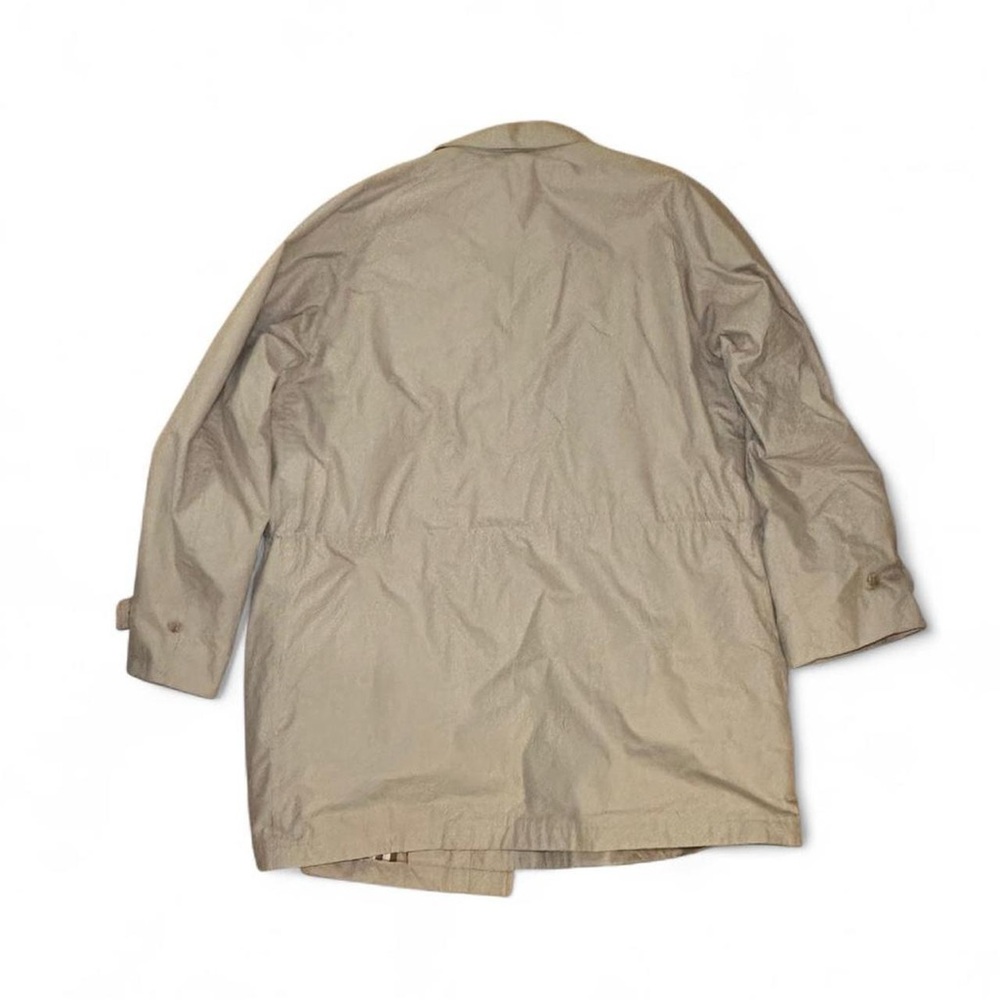 Zip up Burberry trench coat large - Picture 4 of 8